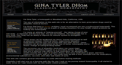 Desktop Screenshot of ginatyler.com